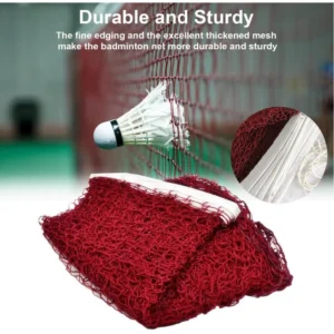 Professional Badminton Net With Cable 600x70cm