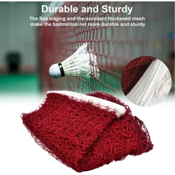 Professional Badminton Net With Cable 600x70cm