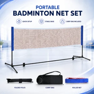 Adjustable Badminton Net Set