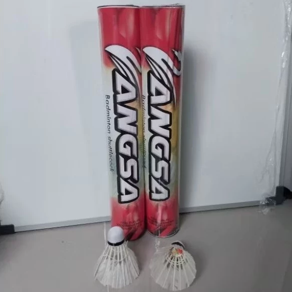 id-11134207-7rbk1-m9bb3uxgxyqla5.webp ANGSA Badminton Shuttlecock 12 Pcs
