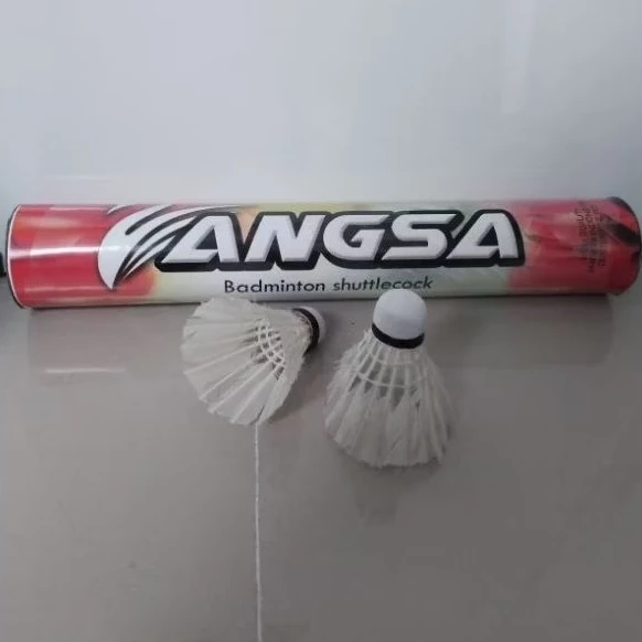id-11134207-7rbk3-m9bb3uxgv5lp66.webp ANGSA Badminton Shuttlecock 12 Pcs
