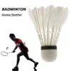 6Pcs Goose Feather Badminton Shuttlecock