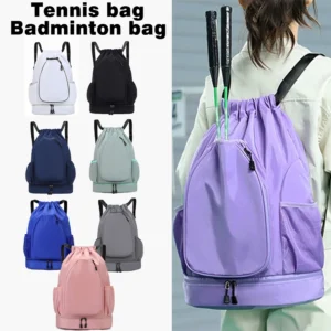 Random Waterproof Drawstring Badminton Backpack