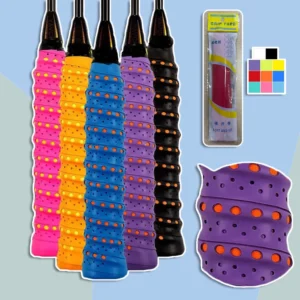 Random Anti Slip Badminton Racket Grip L115cm W2.75cm